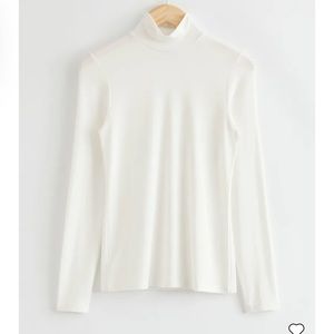 White & other stories ribbed turtleneck